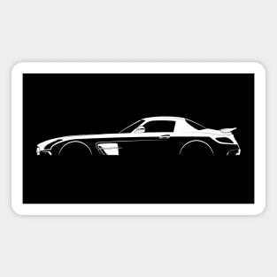 Mercedes-Benz SLS AMG Black Series (C197) Silhouette Magnet